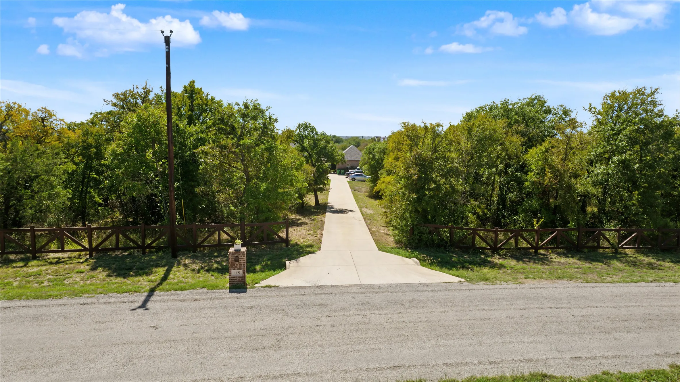 Concrete Driveway from the Street