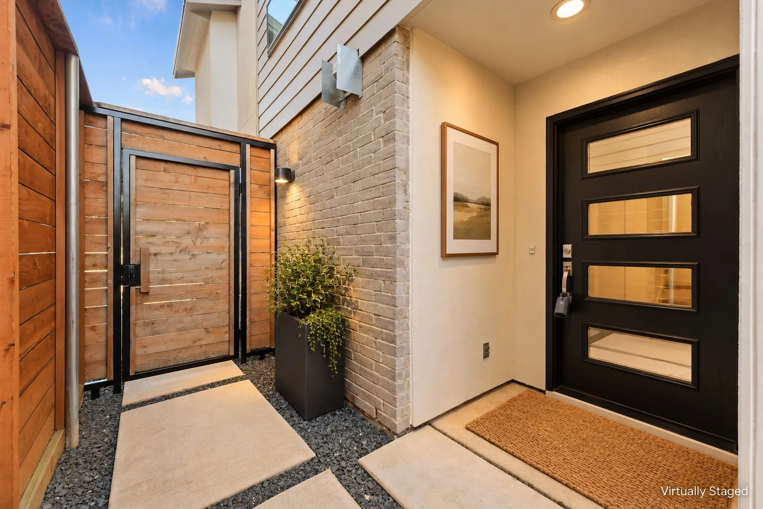 Secure front entry
