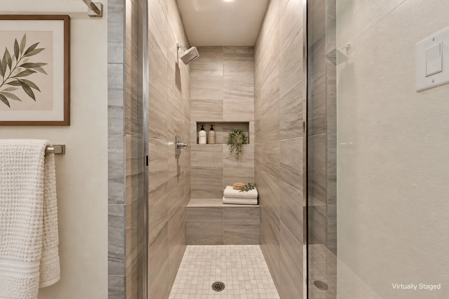 Enclosed shower