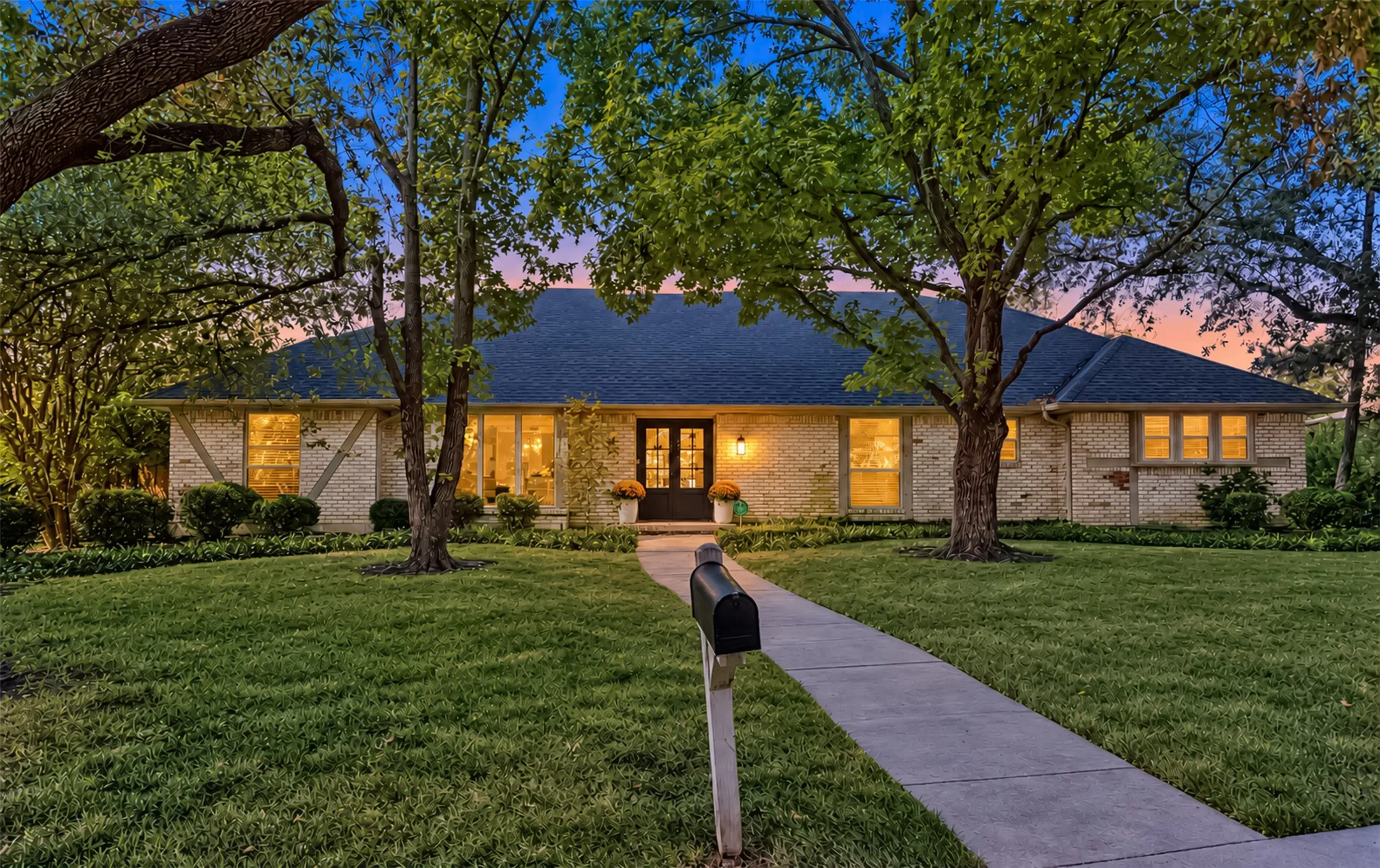 Handsome, well-built home on beautiful lot in Prestonwood.
