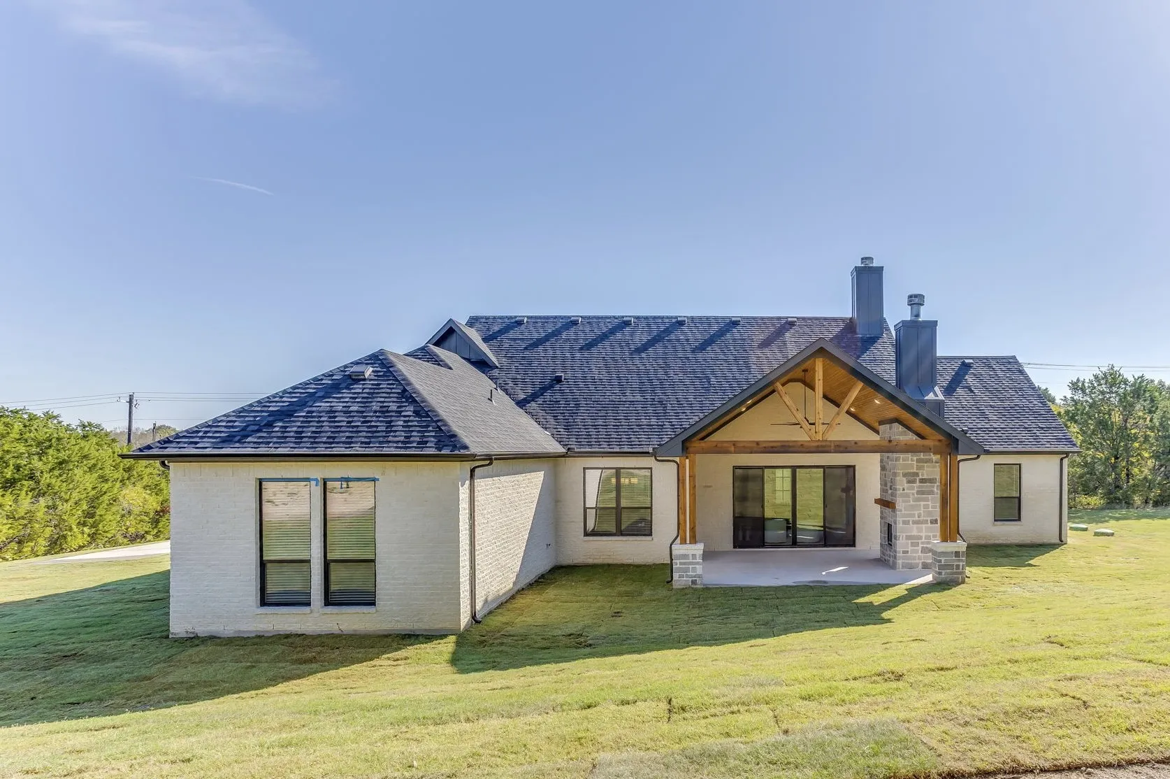 Set on 2 acres with trees and privacy