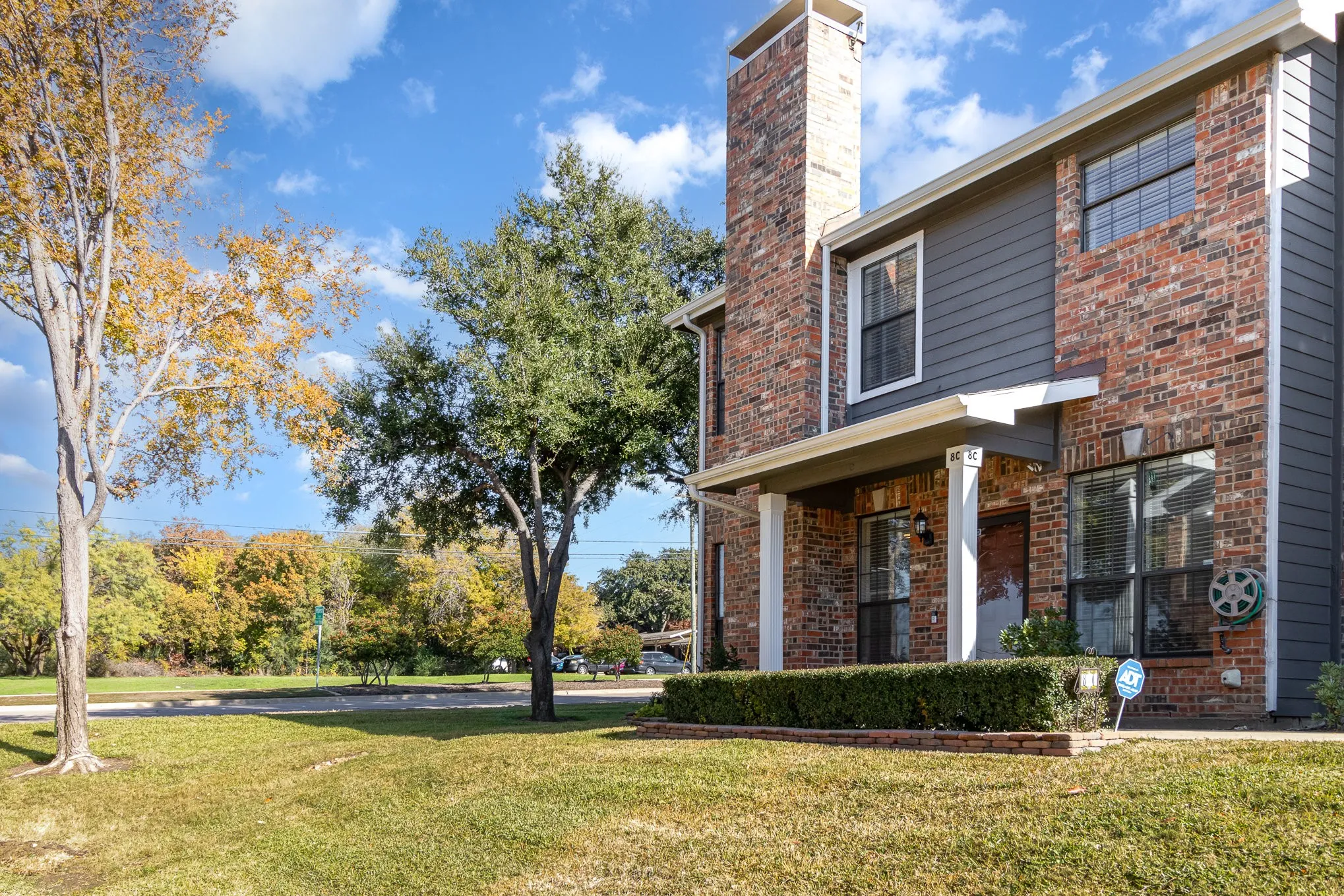 Landscaped exterior, fully maintained and sprinkled by HOA.
