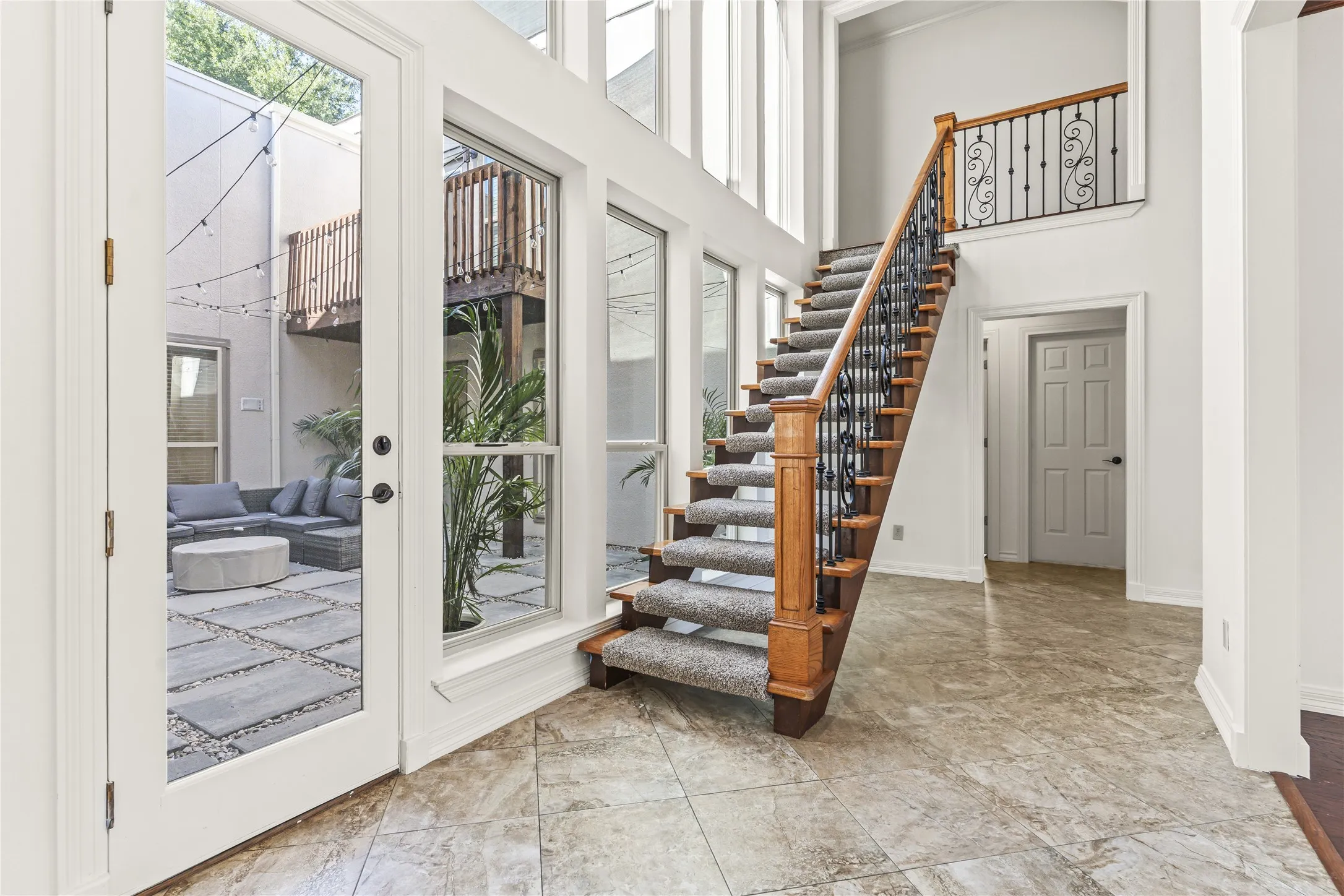 View from Entry to 2nd Floor