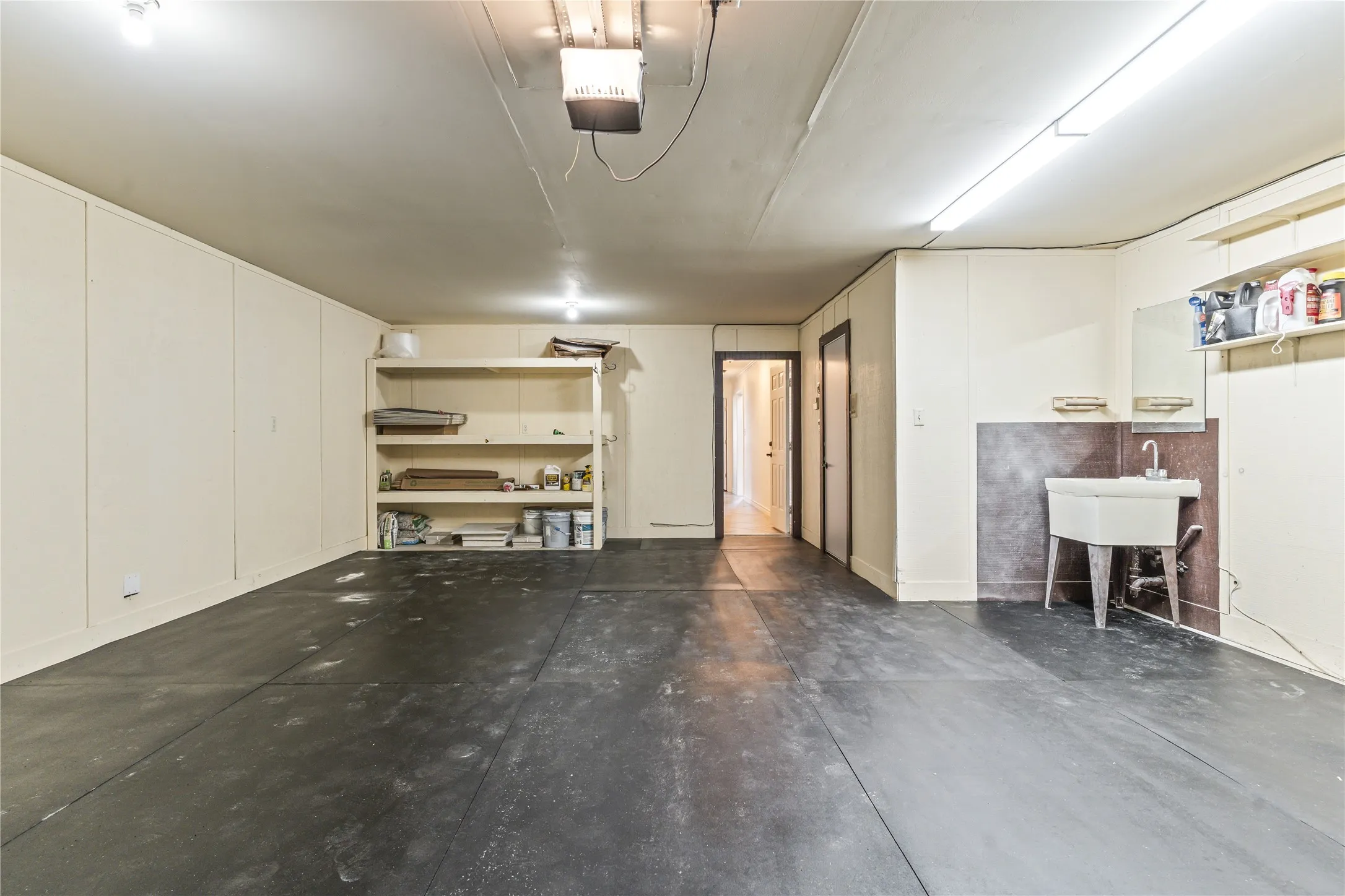 View to entering the house from the Garage
