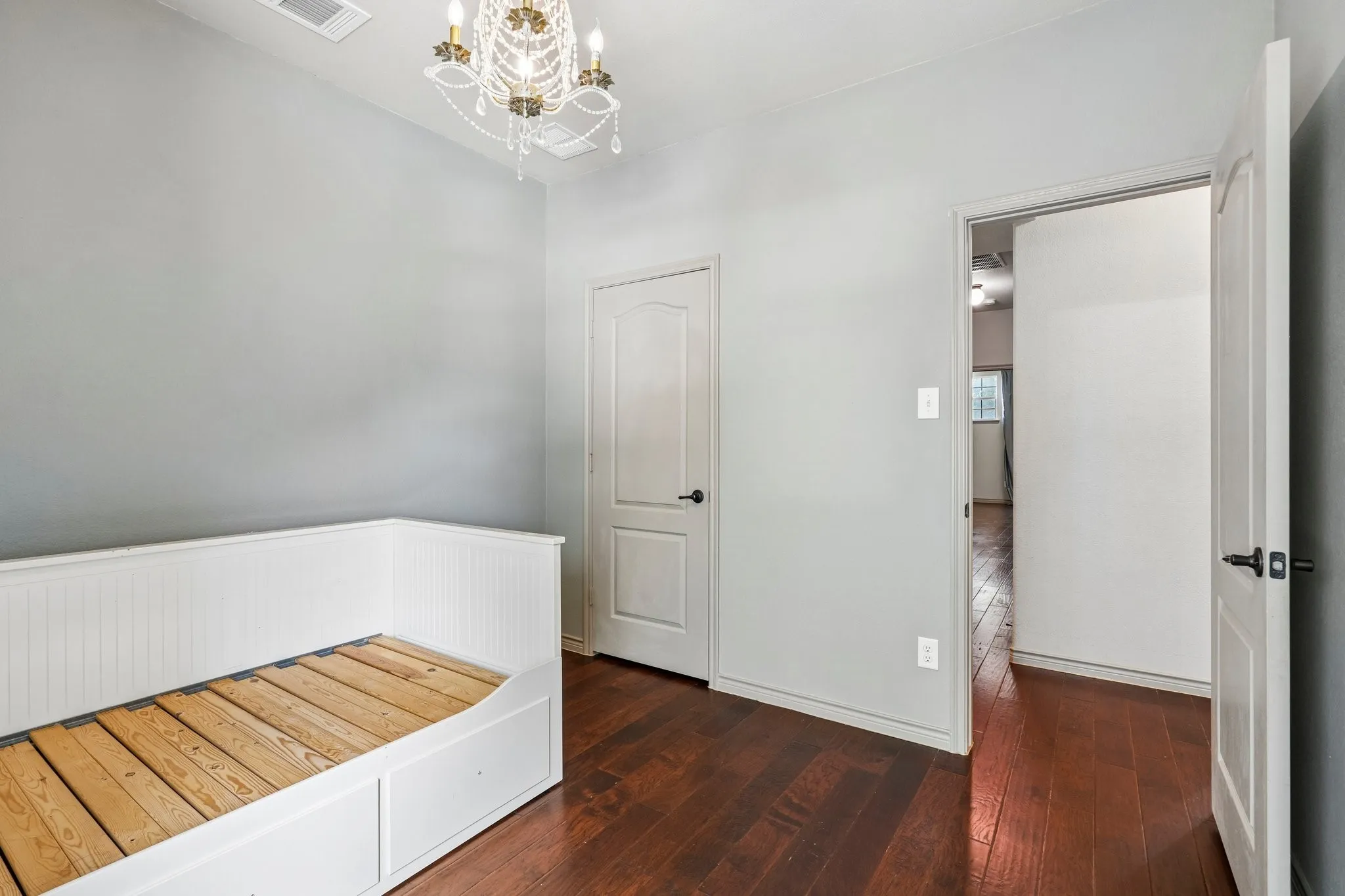 Hardwood-style flooring throughout