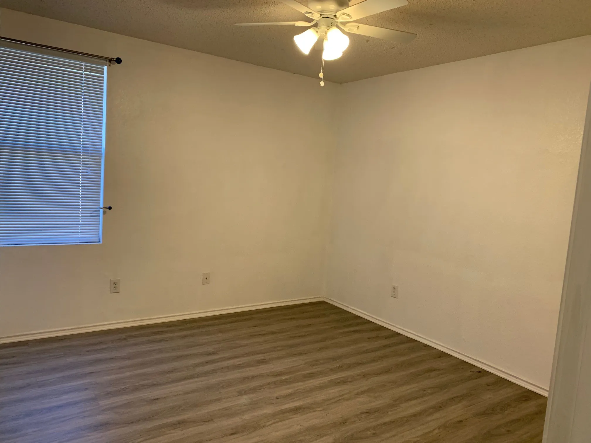 Updated photo of Luxury Vinyl Plank installed and no furnishings