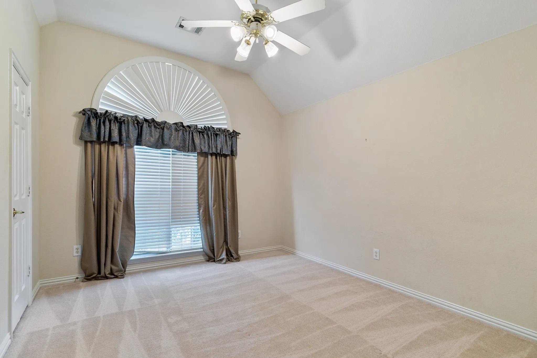 One of two secondary bedrooms split from primary