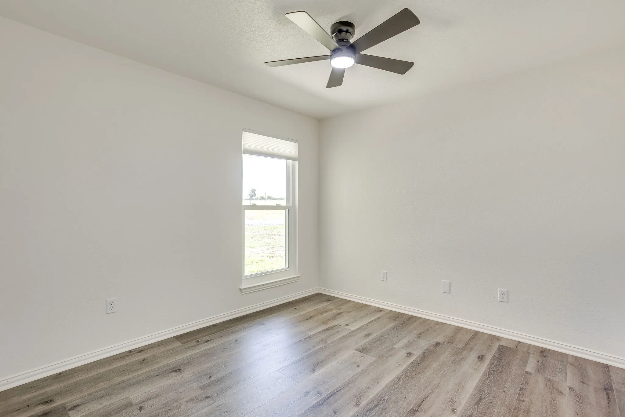 Bedroom with walk in closet.