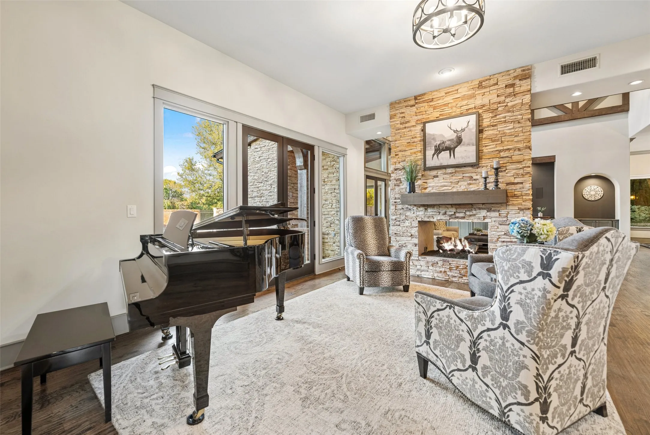 Dining room can also be used as a formal sitting area.