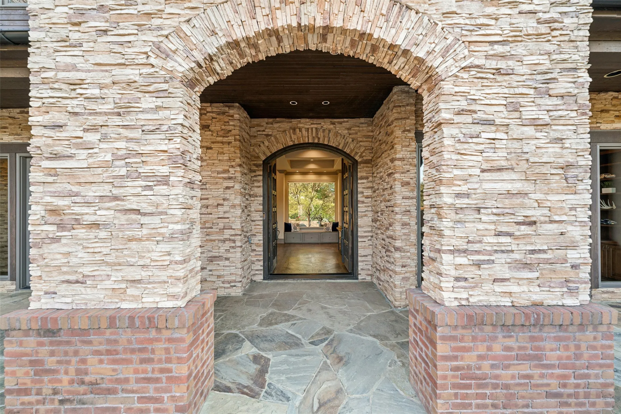 Impressive architectural touches throughout the home.