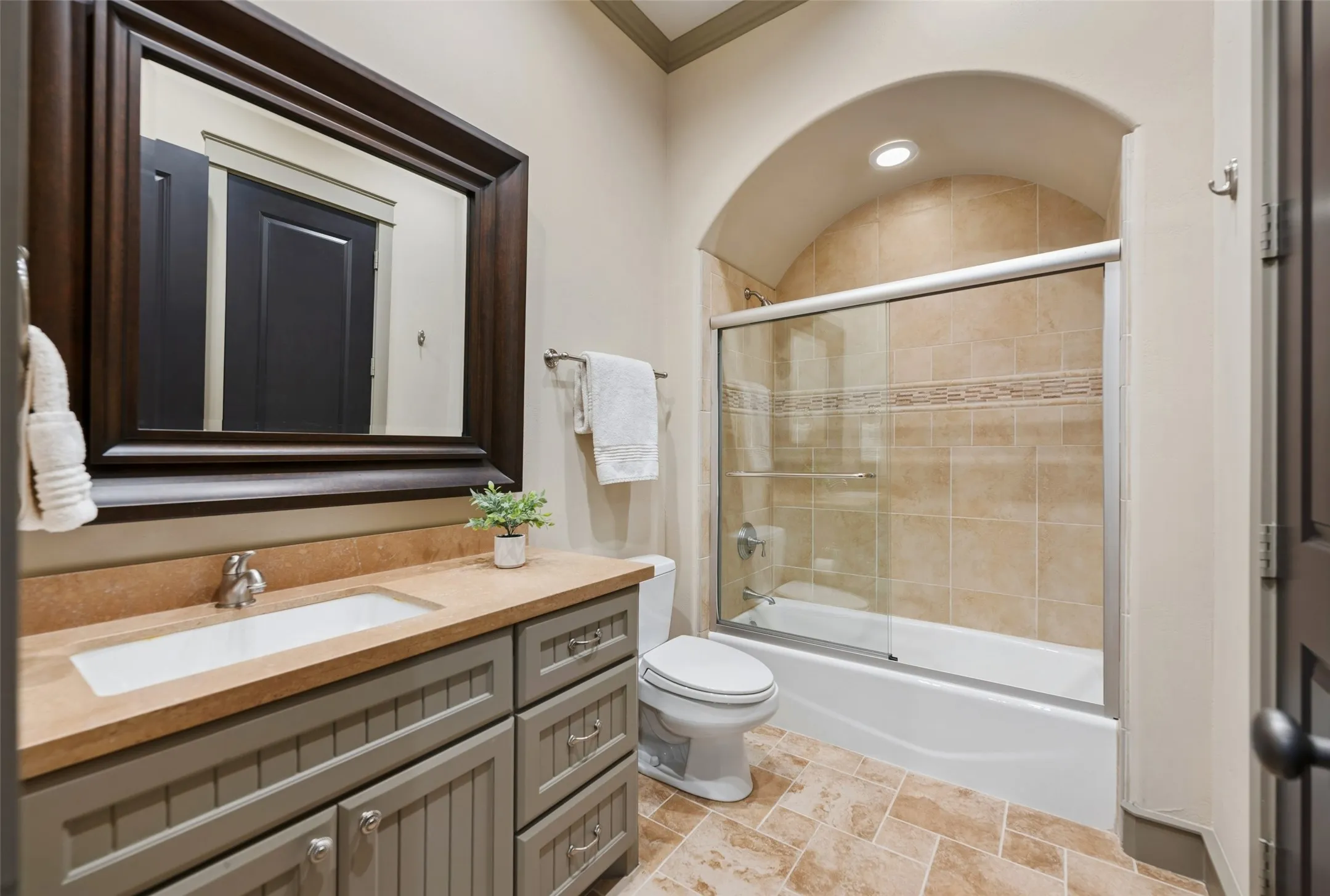 1 of 3 bathrooms upstairs.