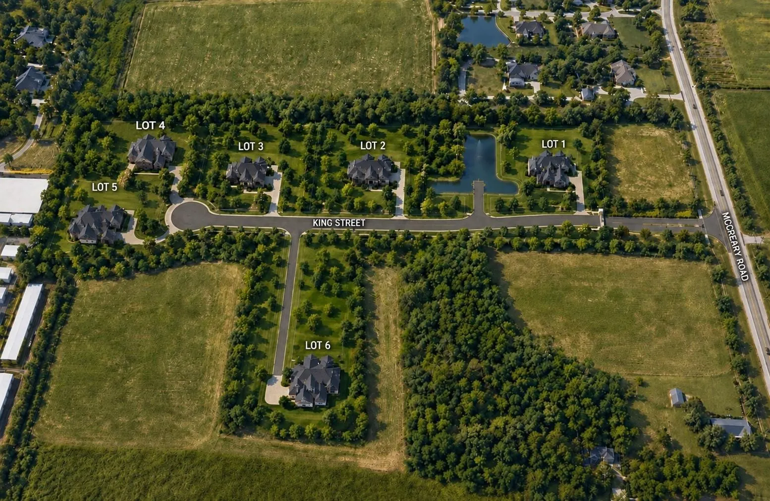 Proposed lot design