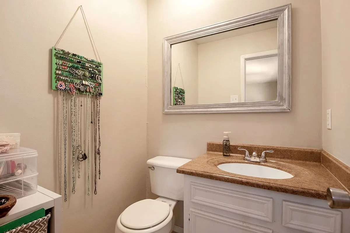 Half bath in primary bedroom.