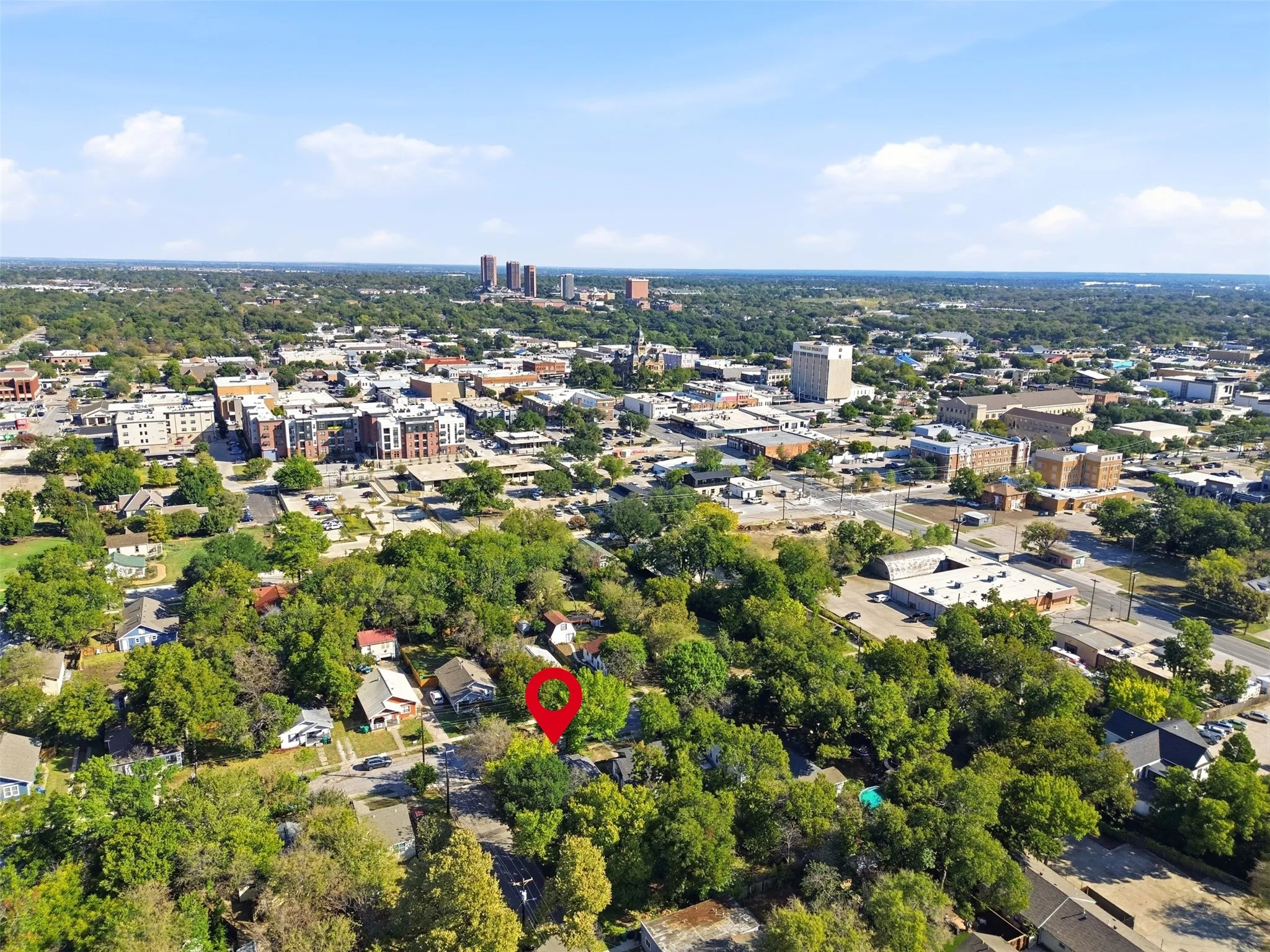 View of downtown Denton