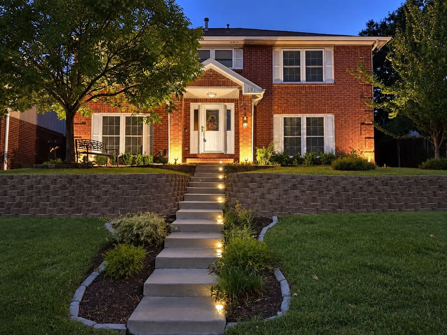 Virtually enhanced front elevation