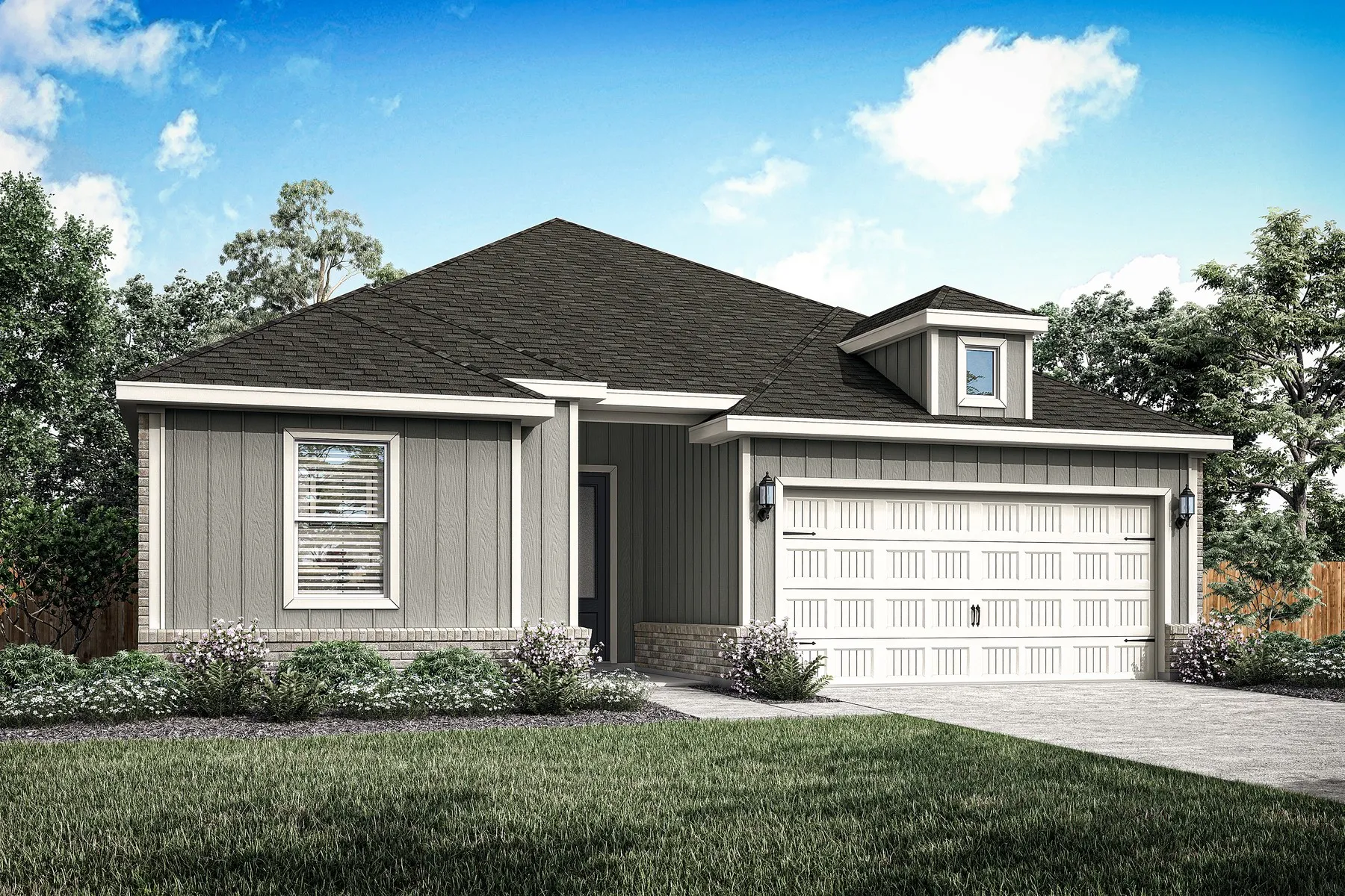 Example of Reed to be built at 301 Magnolia Blvd. Interior finishes may differ than shown in photos. Estimated construction completion is August of 2026.