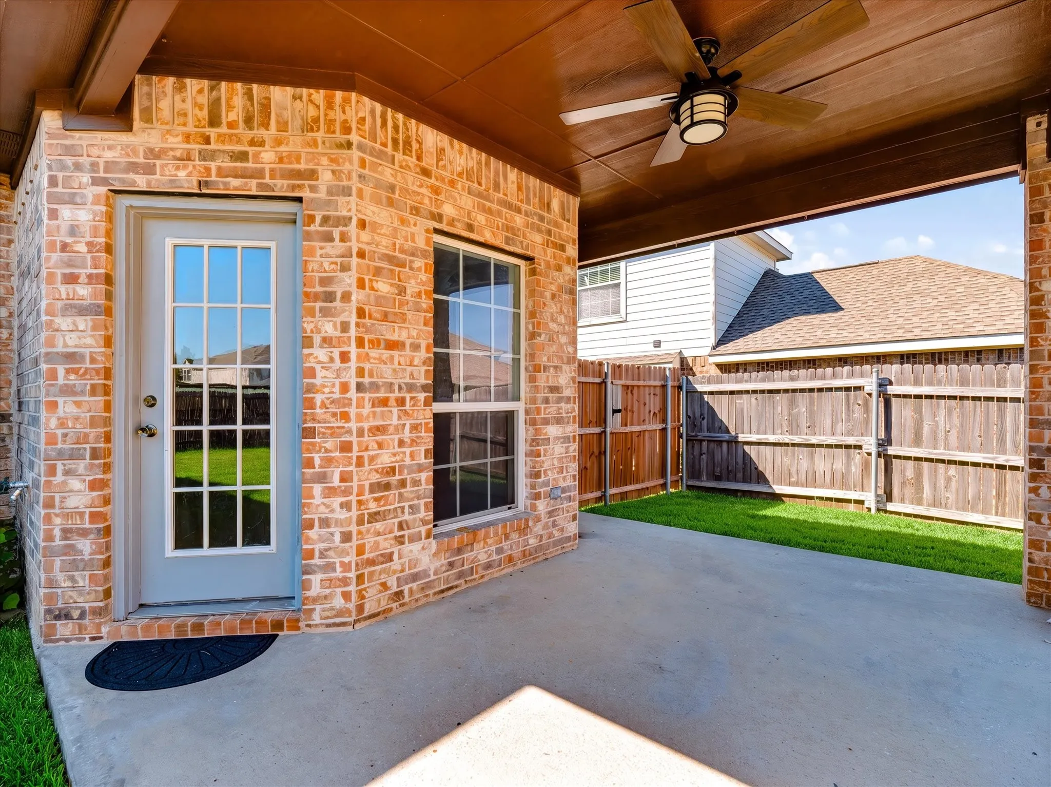 Covered patio