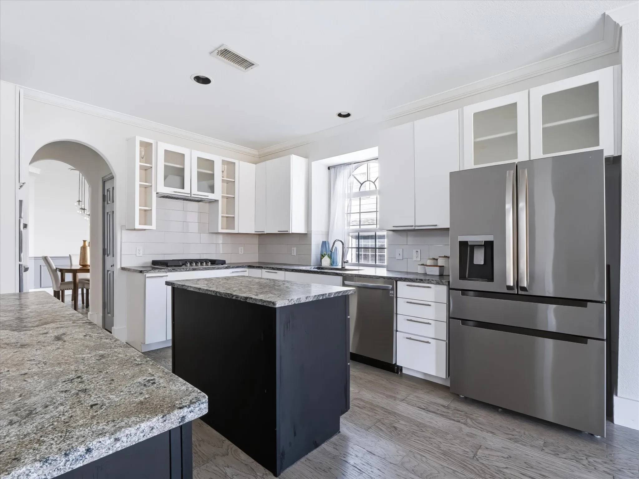 Updated chef's kitchen
