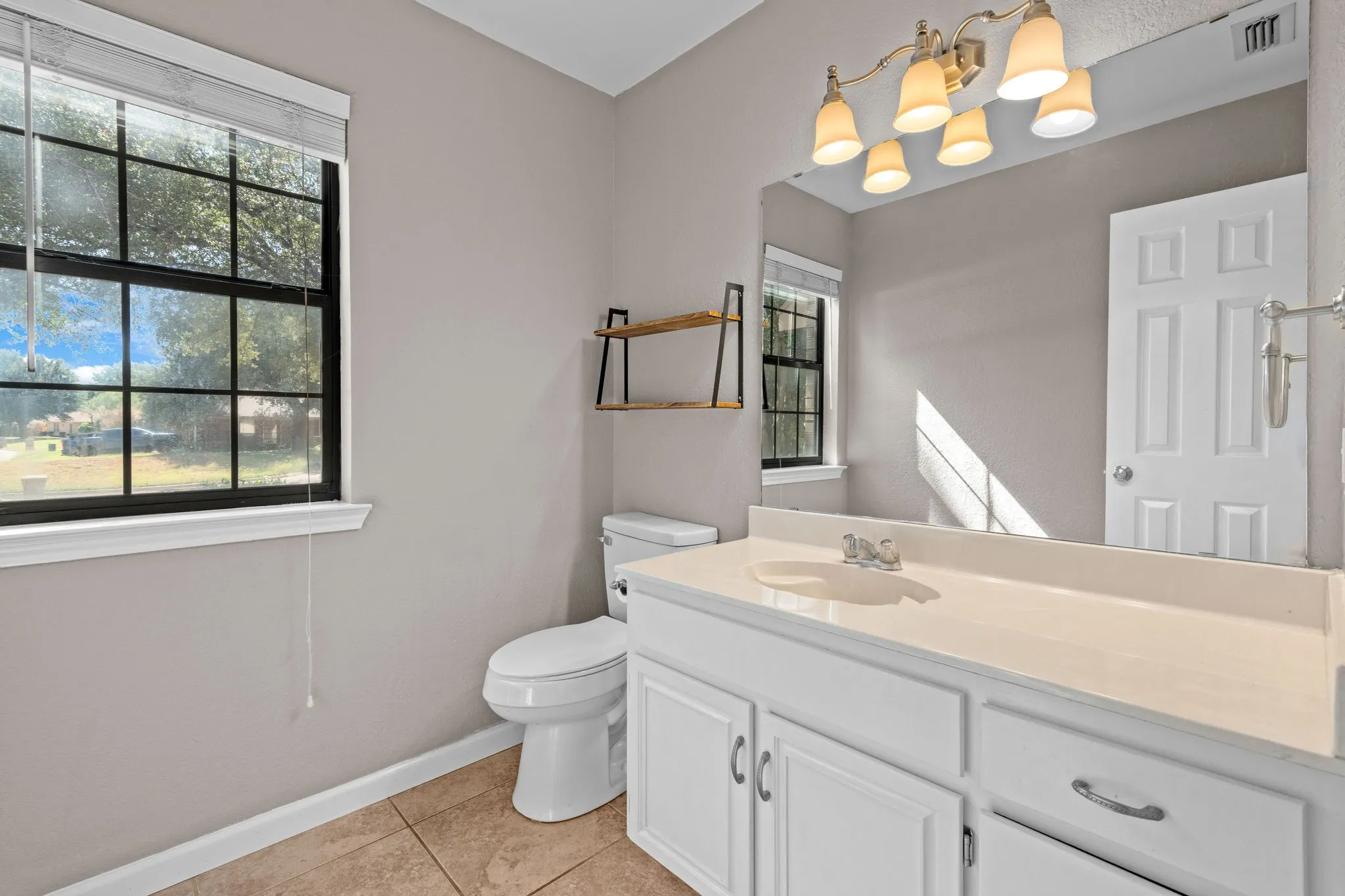 Half bath downstairs.