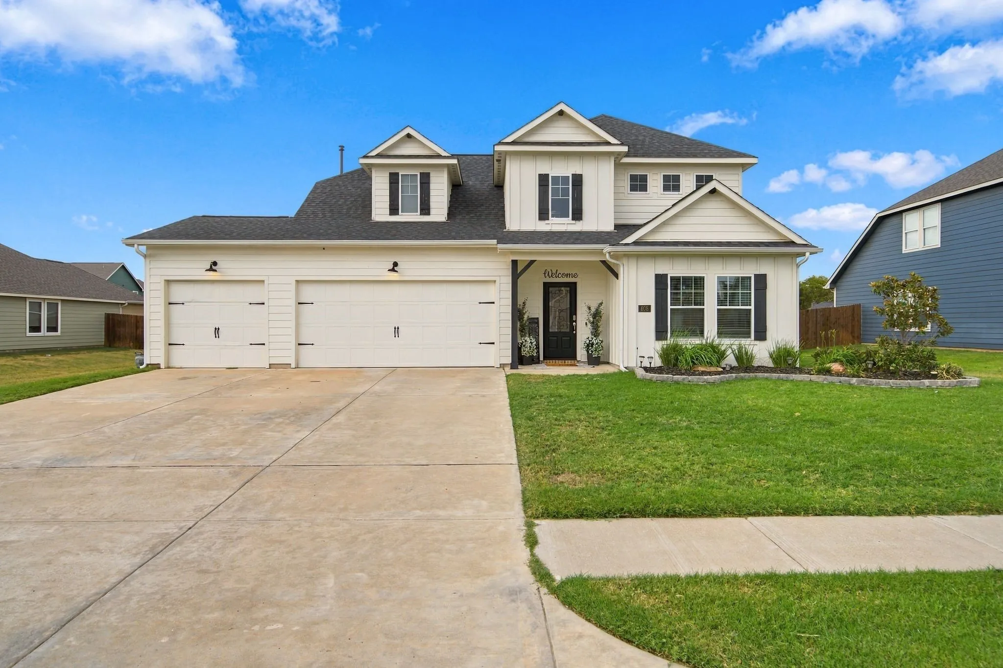 Single Family Residence For Sale in Grayson County , 618 Finlee Way, Tioga, Texas 76271, 5 Bedroom, 3 Bathroom, 3 Garage spaces, 2,420 Sqft, built in 2024, mls#21408099, Real Estate Agent in Tioga, Homes For Sale in Grayson county, Homes For Sale in Tioga, Realtor in Tioga Texas, Real Estate Brokerage Independent Realty Texas, Luminita Cordes Realtor