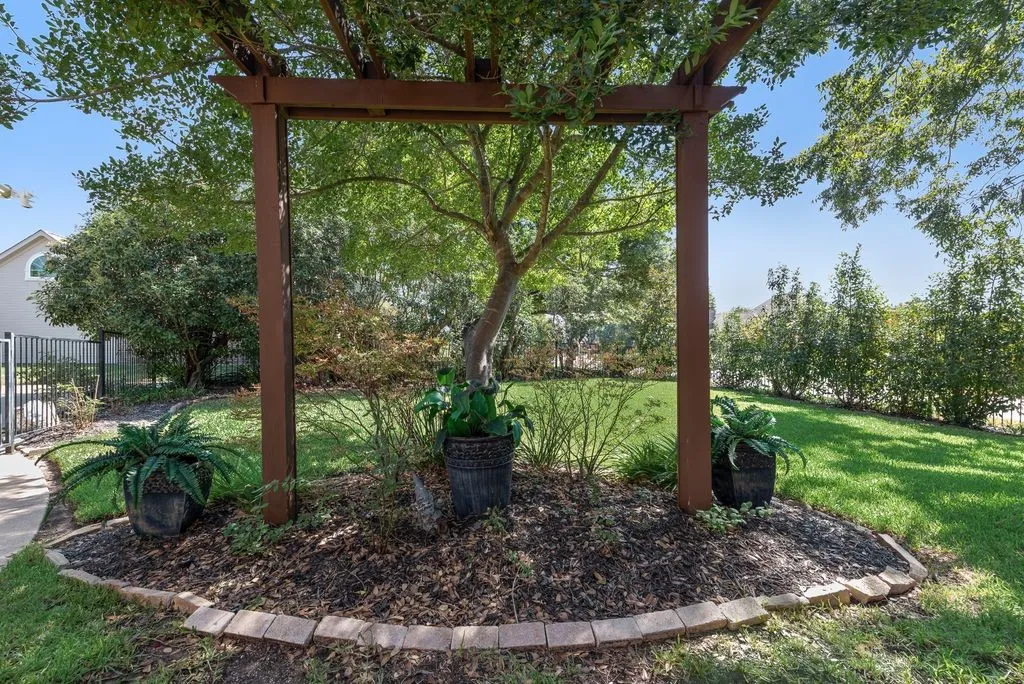 Beautiful yard.
