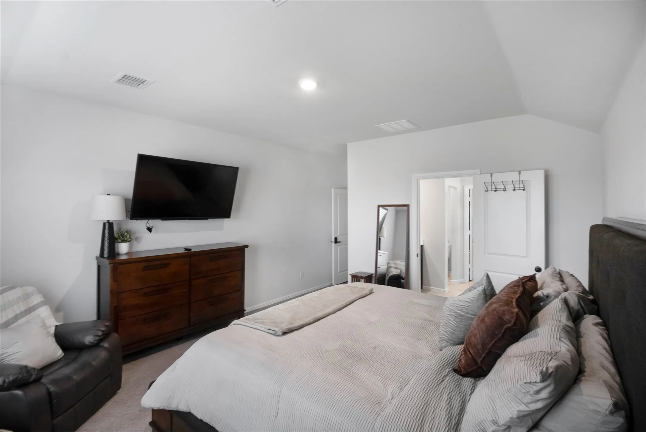 Master Bedroom with Master Bath View