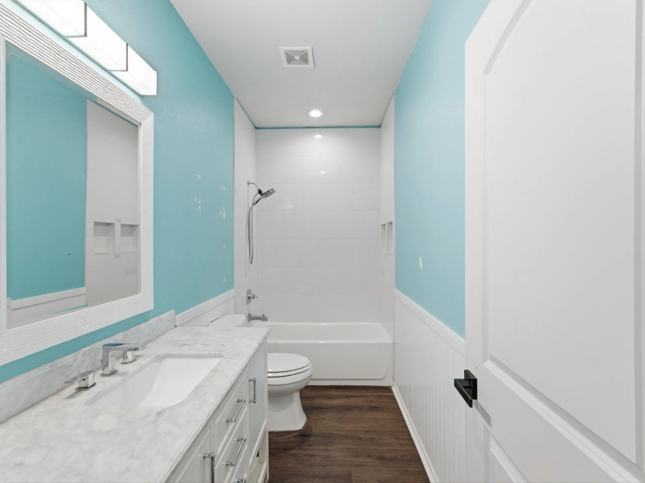 hallway bathroom