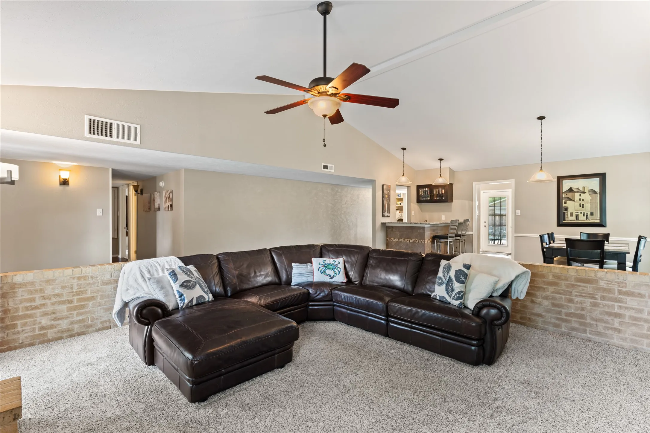Spacious living area