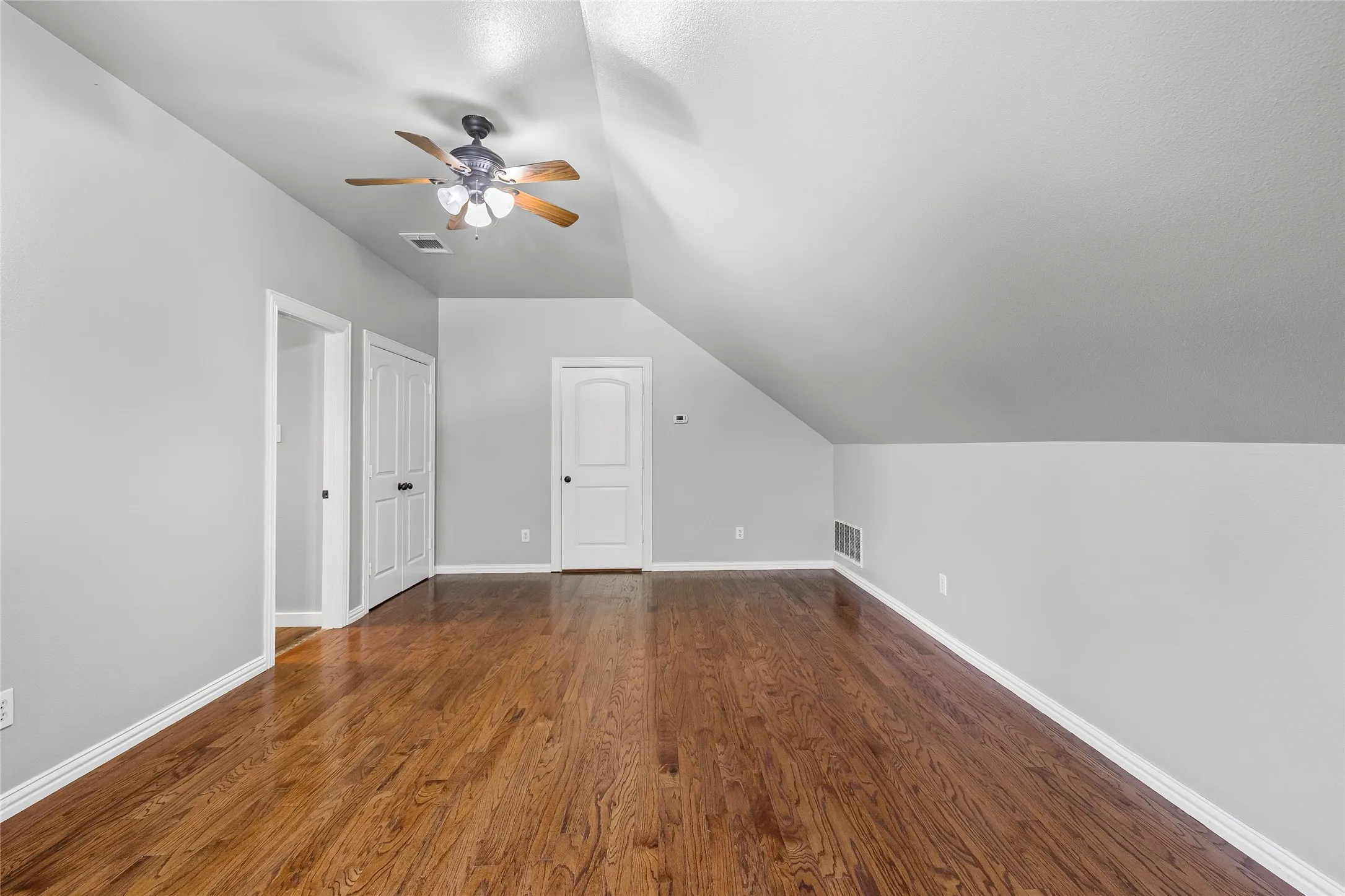 upstairs with ensuite bath.