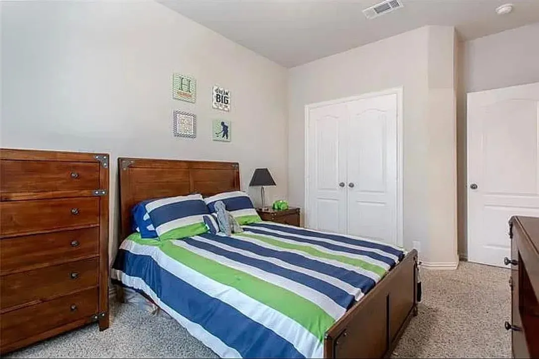 Bedroom featuring a closet