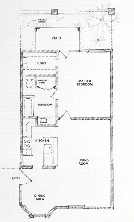 This condo's floor plans.