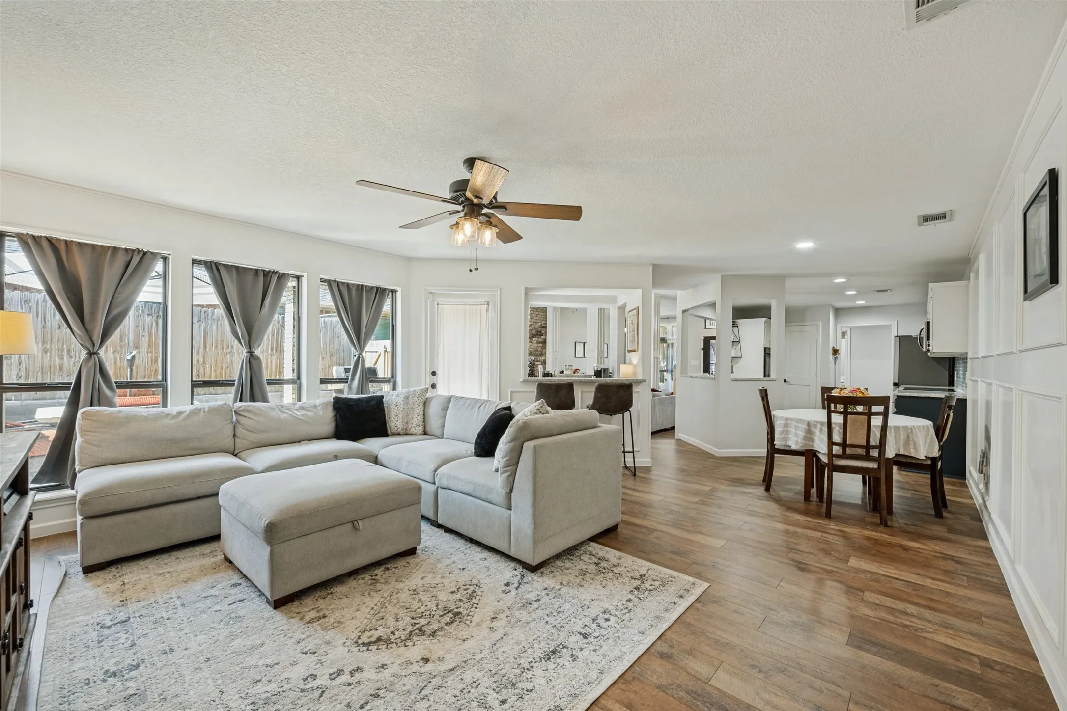 Family Room with Patio Access