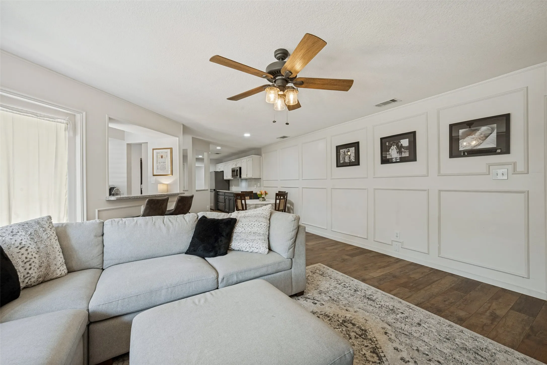 Family Room Open to Kitchen