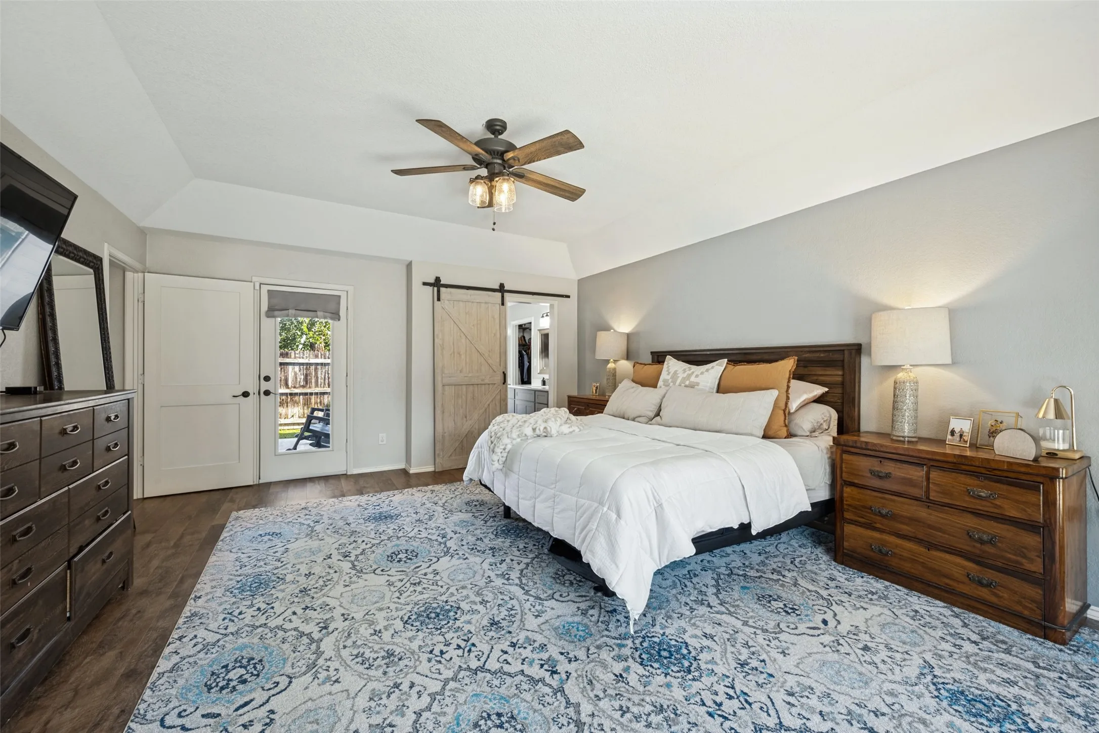 Primary Bedroom with Access to 2 Separate Patios