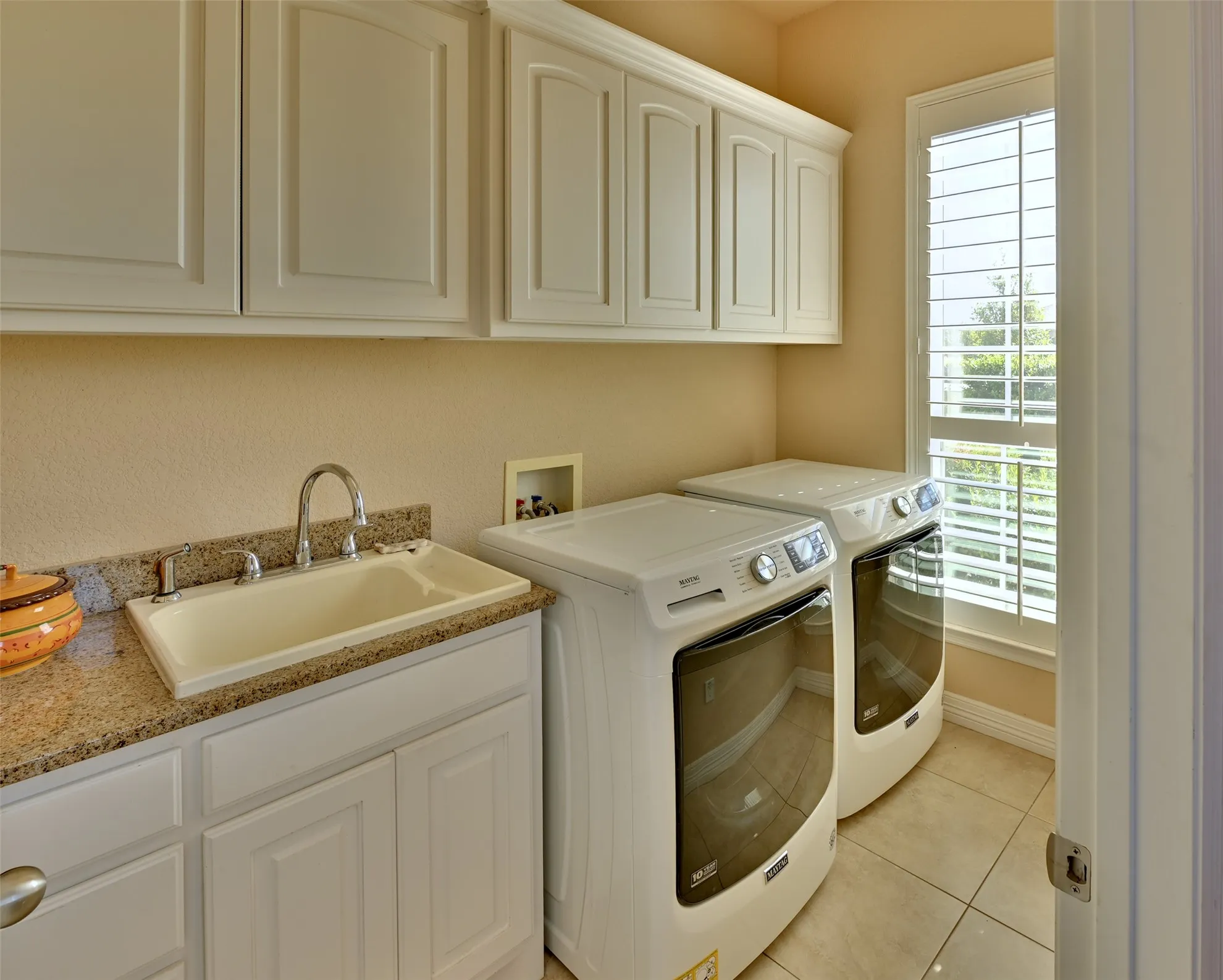 Laundry room.