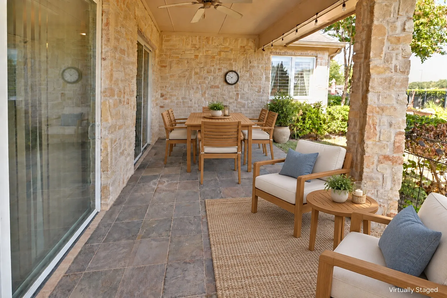 Patio area.