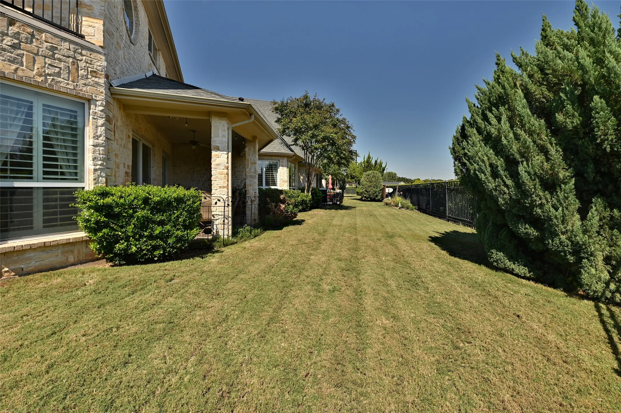 Back yard.