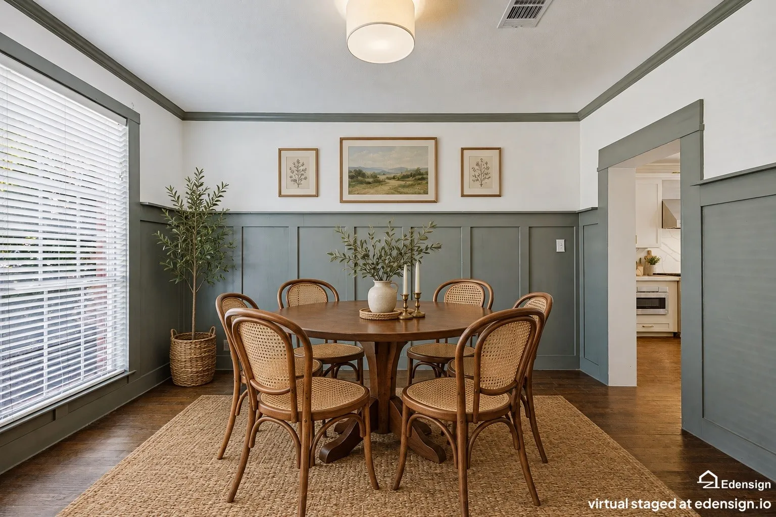 VIRTUALLY STAGED DINING AREA