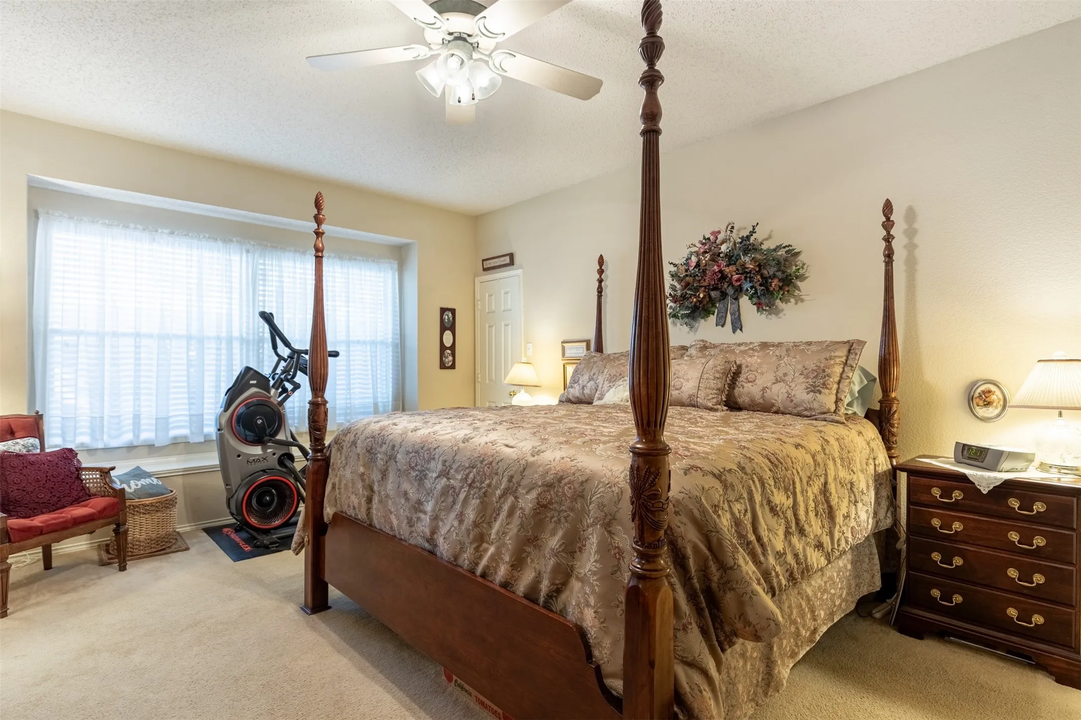 Primary suite with natural light.