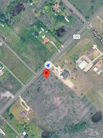 Aerial map by Google displaying the property's location and surrounding infrastructure.