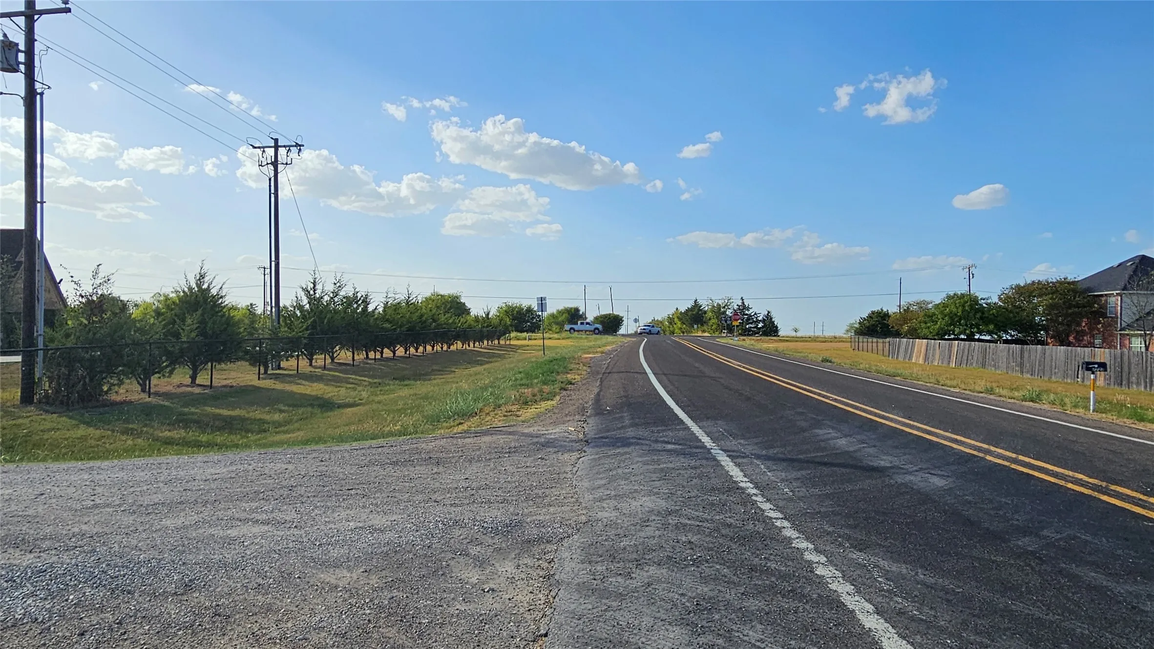 View from Colquitt Road looking toward northwest.
