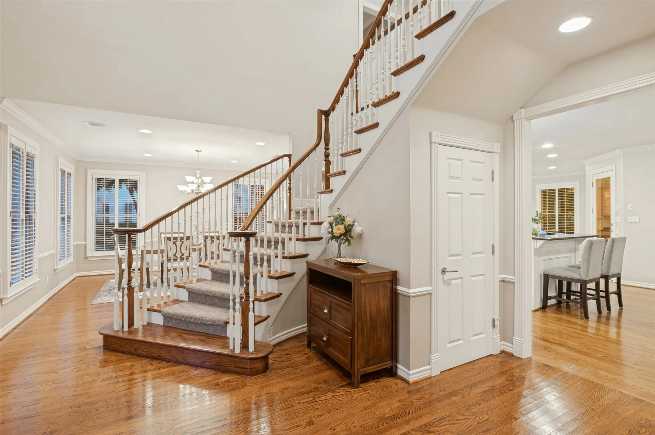 Entry way and staircase