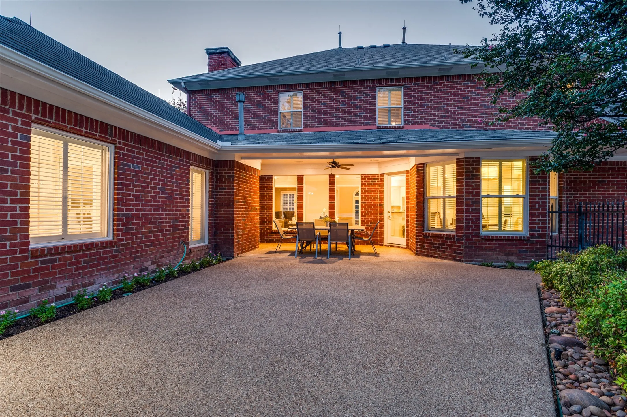 Outdoor patio and entertaining area