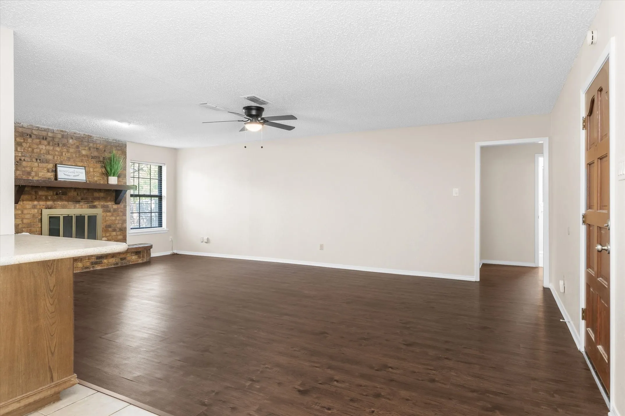 Dining area open to the living room