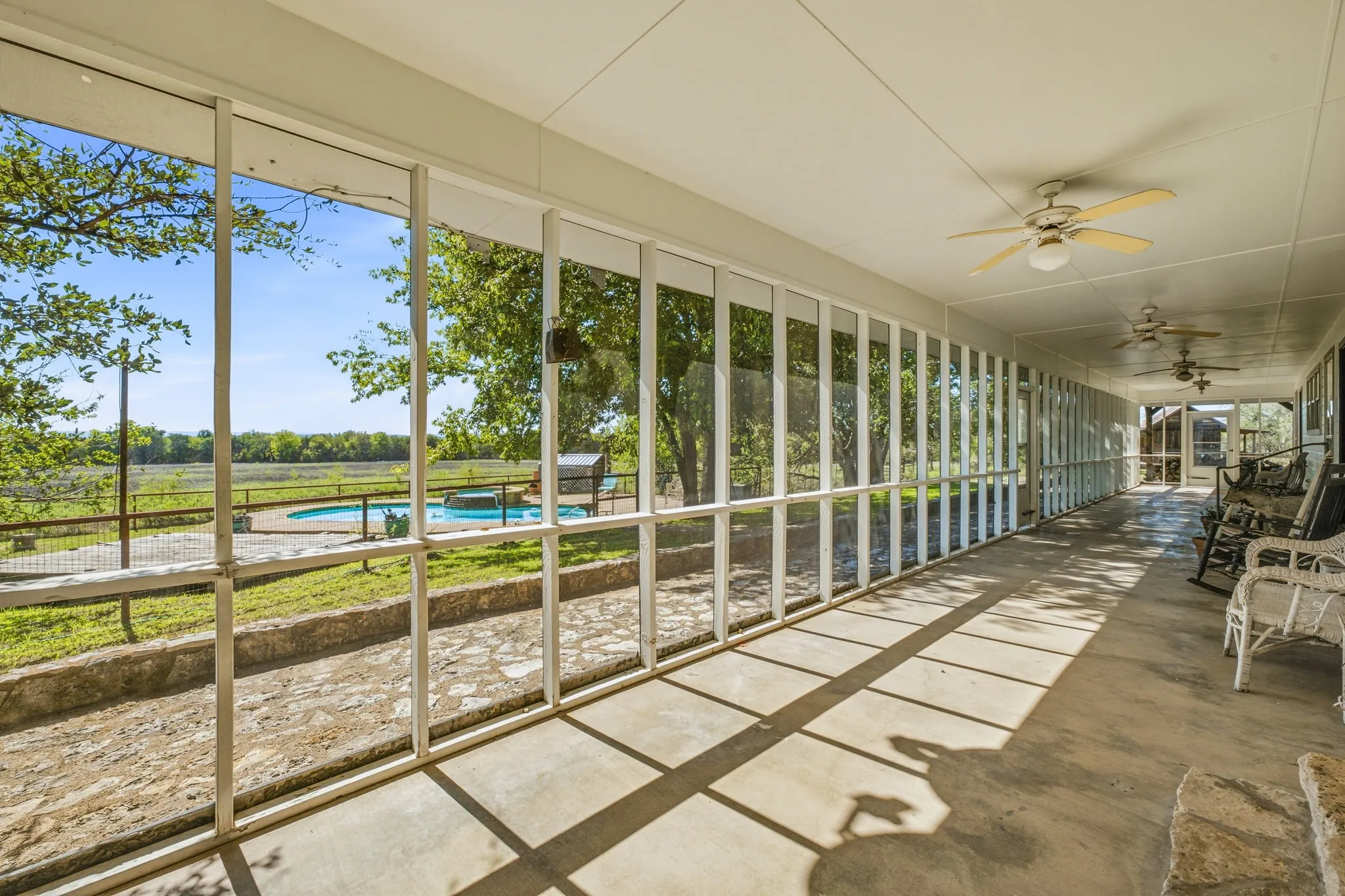 Main Home Screened -in Porch