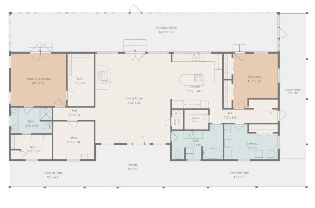 Floor Plan- Main Home