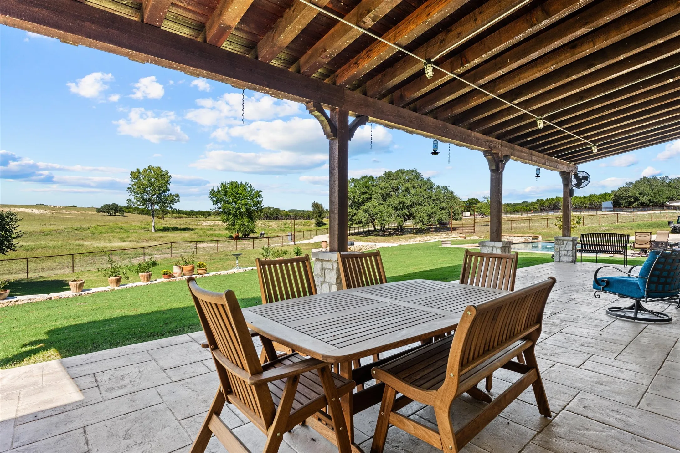 The breeze on the porch paired with the view is the perfect combination for any time of day.
