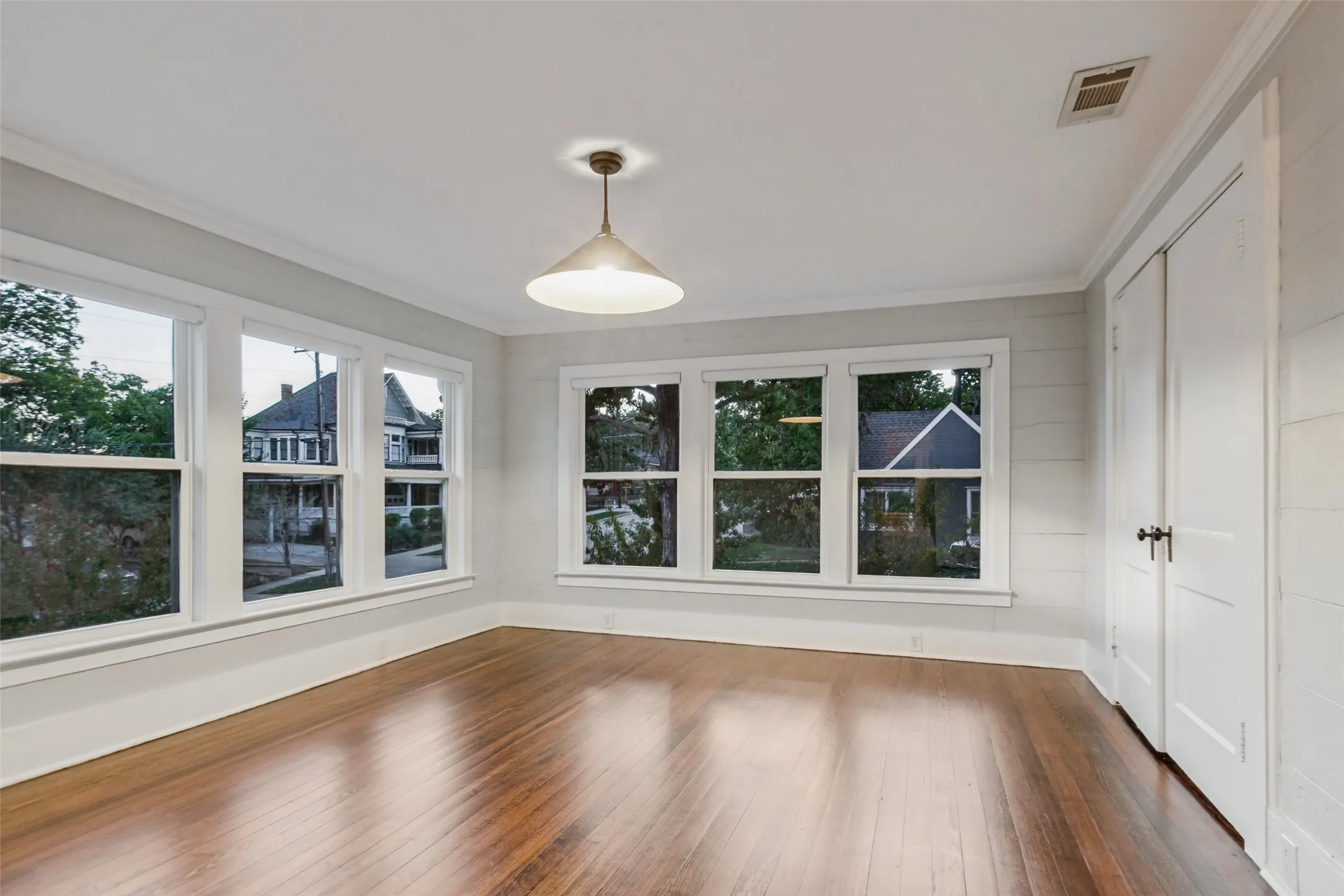 Upstairs bedroom facing front yard