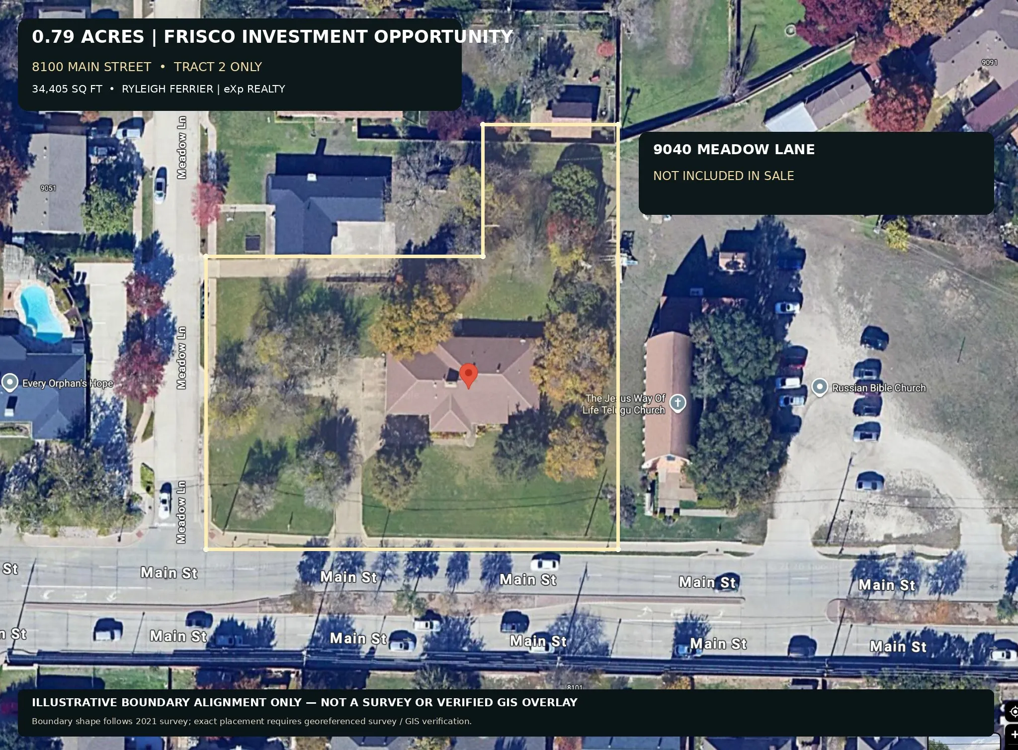 Single Family Residence For Sale in Collin County , 8100 Main Street, Frisco, Texas 75033, 3 Bedroom, 2 Bathroom, 2 Garage spaces, 2,404 Sqft, built in 1958, mls#21408788, Real Estate Agent in Frisco, Homes For Sale in Collin county, Homes For Sale in Frisco, Realtor in Frisco Texas, Real Estate Brokerage Independent Realty Texas, Luminita Cordes Realtor
