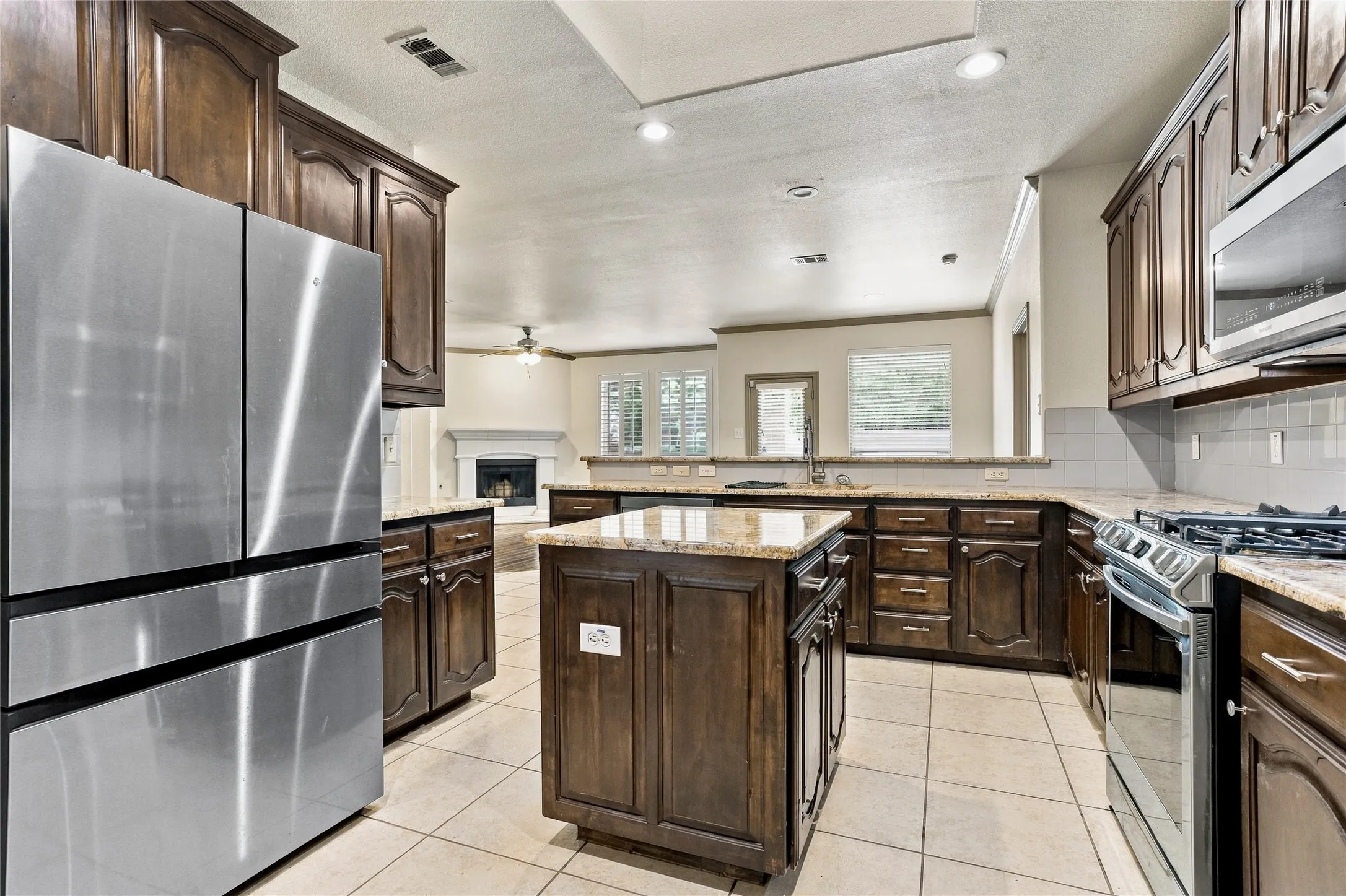 Refrigerator will be removed prior to closing.